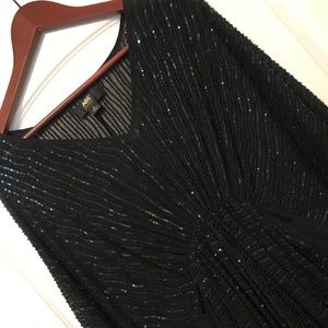 ABS Beaded Cocktail Dress
